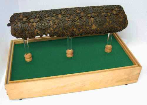 Rouleau à estamper, 1800. Donateur : Roger Jean-Marie.